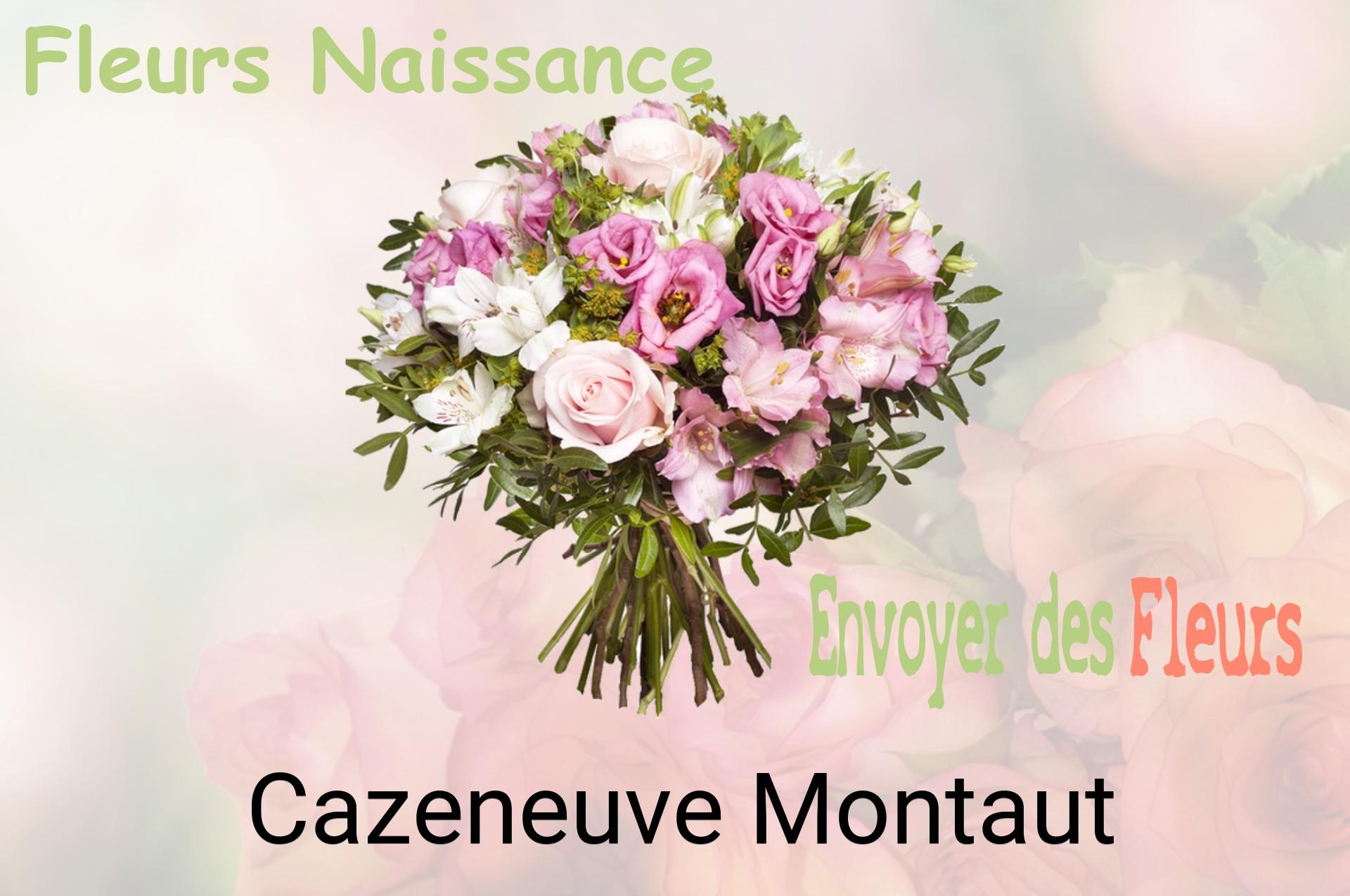 Bouquet de fleurs de naissance livré à Cazeneuve-Montaut